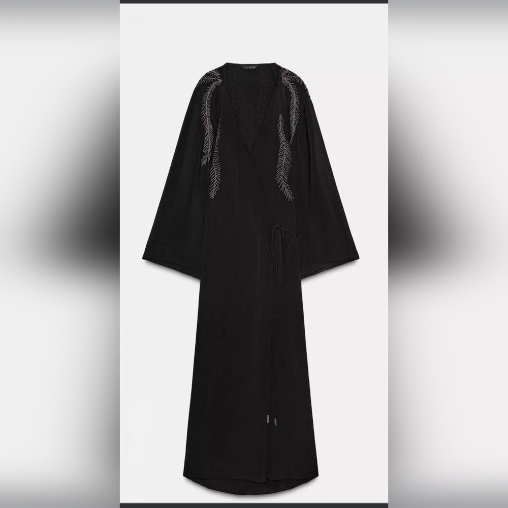 ZW Collection Beaded Embroidery Dress